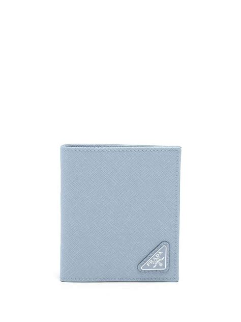 prada saffiano leather bifold wallet blue review|Prada saffiano leather shoulder bags.